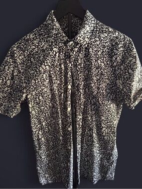 Topman Floral Dress Shirt Medium